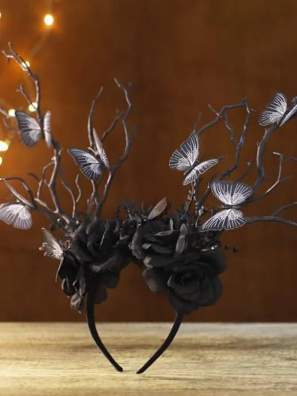 Handmade Gothic Forest Branch Headband - Woodland Hair Crown for Cosplay